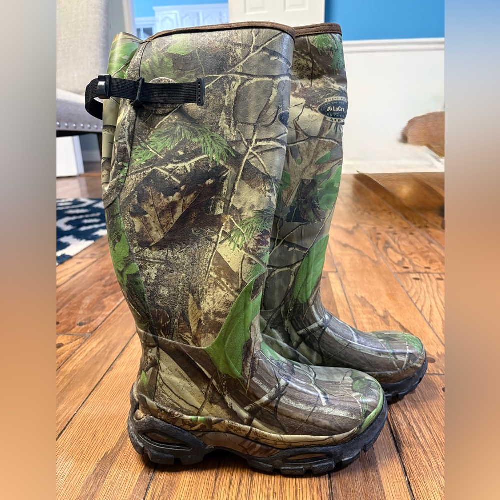 Lacrosse Burly  18" Realtree 800 gm Thinsulate Waterproof Hunting Boot Mens 8